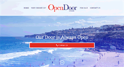 Desktop Screenshot of opendoorrealestate.com.au